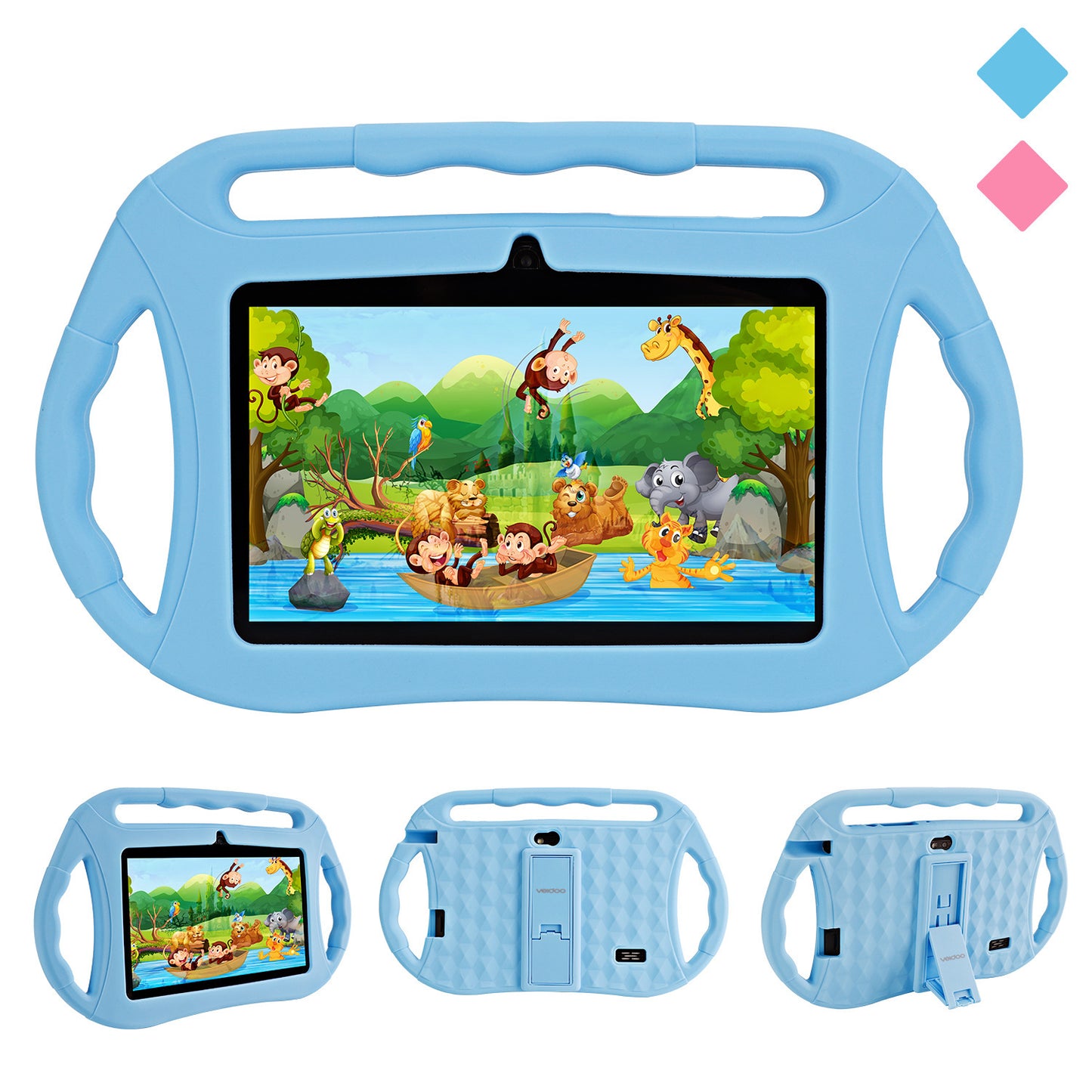 Tablette PC intelligente de 7 pouces pour enfants, machine de tutorat