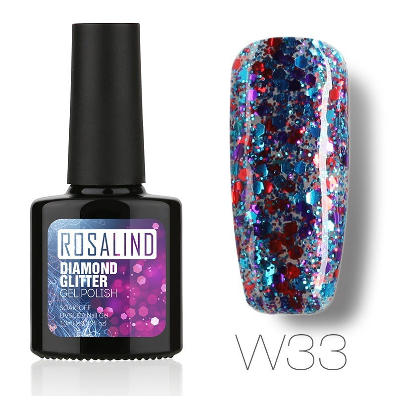 Diamond Nail Gel – Shiny Long-Lasting UV/LED Gel Polish for Sparkling Nail Art