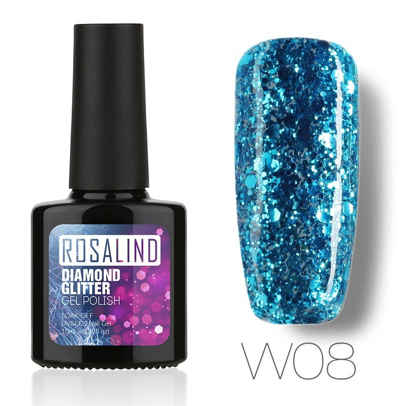 Diamond Nail Gel – Shiny Long-Lasting UV/LED Gel Polish for Sparkling Nail Art
