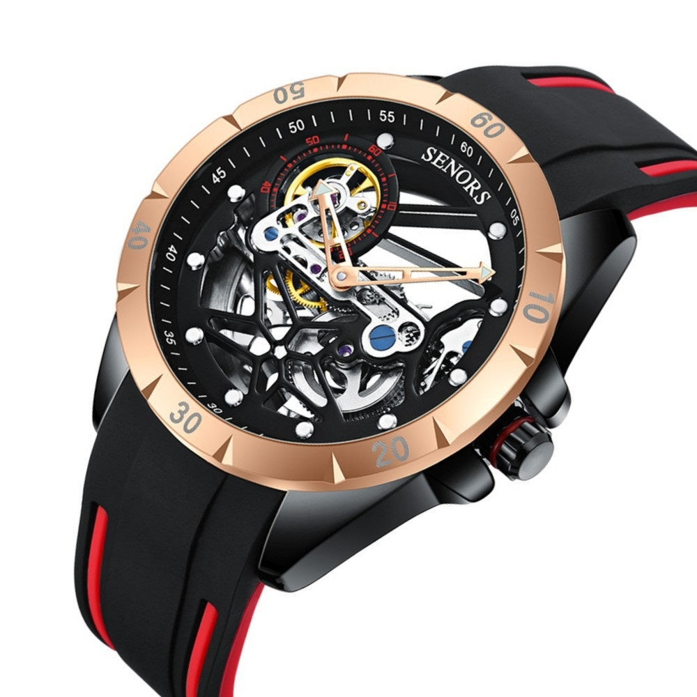 Full-Automatic Hollow Men’s Mechanical Watch – HZ Mobile