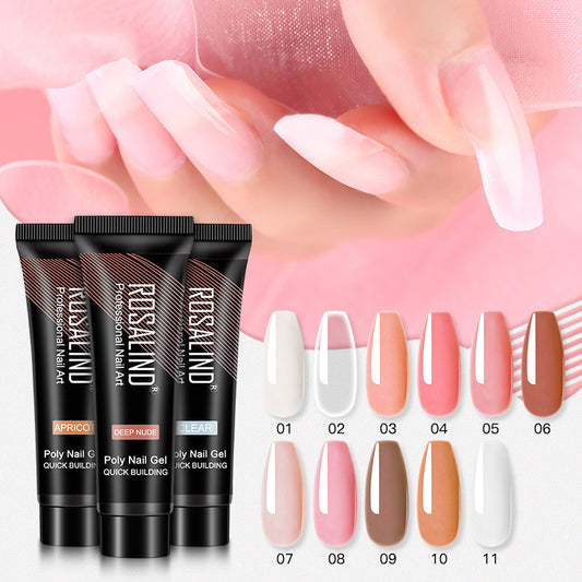ROSALIND 15ml Crystal UV Nail Extension Gel – Builder Glue for DIY & Professional Manicure