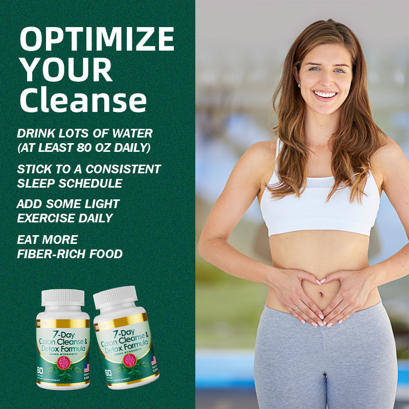7-Day Colon Cleanse & Detox Capsules – Natural Digestive Support & Gentle Detox Formula