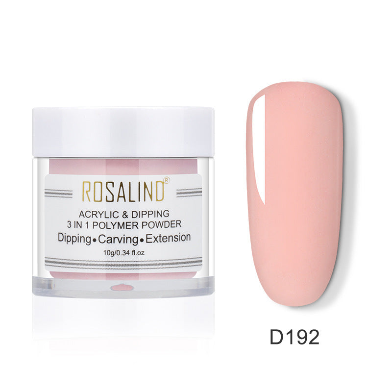 Crystal 3-in-1 Infiltrating Powder – Multi-Use Nail Acrylic, Dipping & Builder Powder