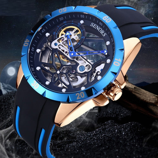 Full-Automatic Hollow Men’s Mechanical Watch – HZ Mobile