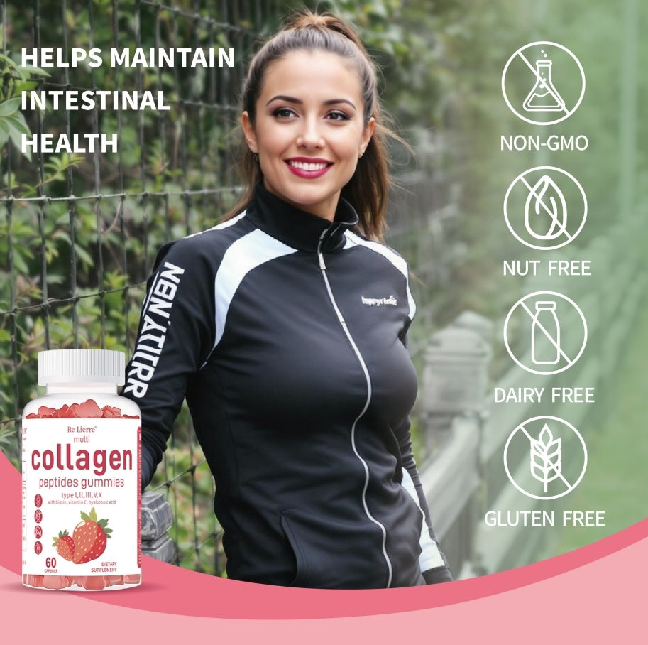 Collagen Peptide Gummies – Skin, Hair & Joint Support Beauty Supplement