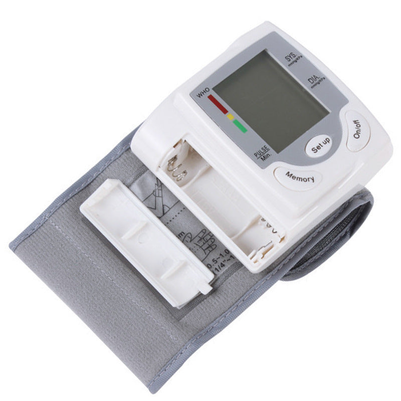 Wrist Blood Pressure Monitor – Fully Automatic Electronic BP Measuring Device for Home & Elderly Use