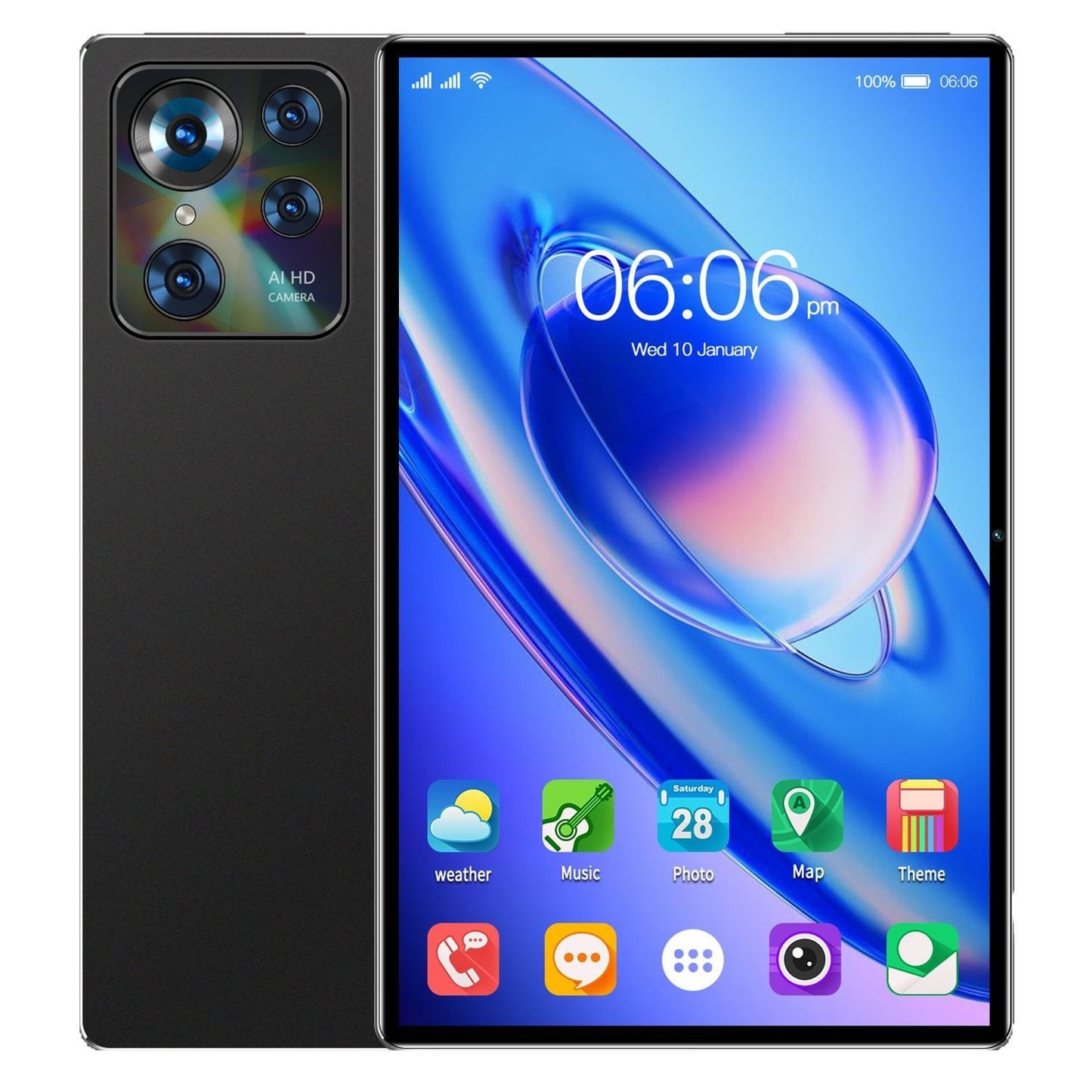 10-Inch Android Tablet PC – Smart Call & Google Apps Enabled, Portable & Powerful