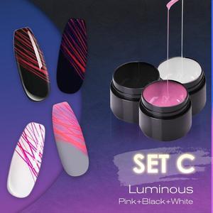 Luminous Spider Nail Gel – UV Glow Nail Art Gel Polish for DIY & Salon Manicure