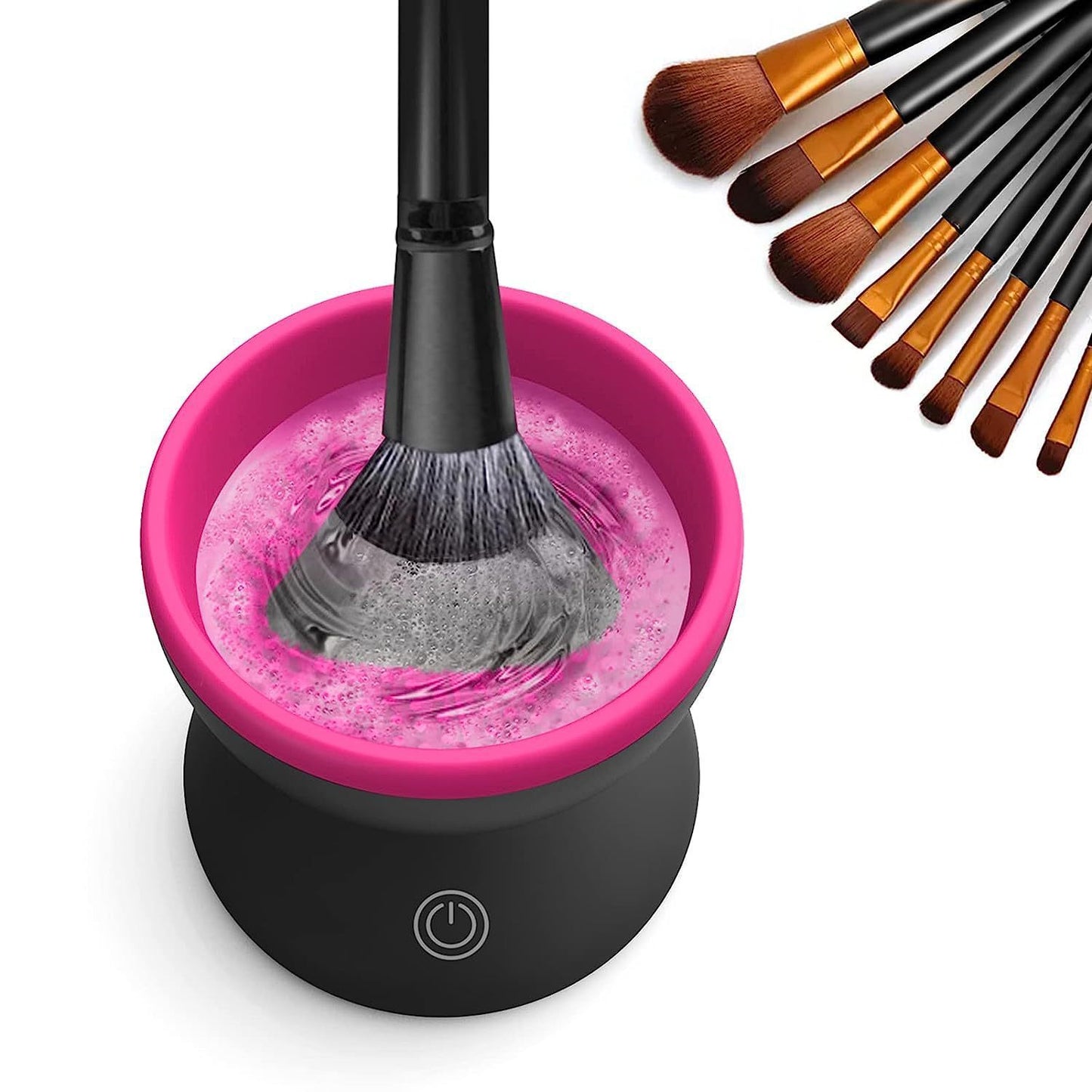 Electric Makeup Brush Cleaner – Portable Automatic USB Cleaning Machine for All Brush Sizes