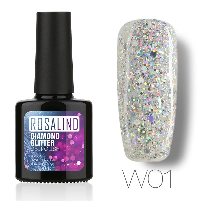 Diamond Nail Gel – Shiny Long-Lasting UV/LED Gel Polish for Sparkling Nail Art
