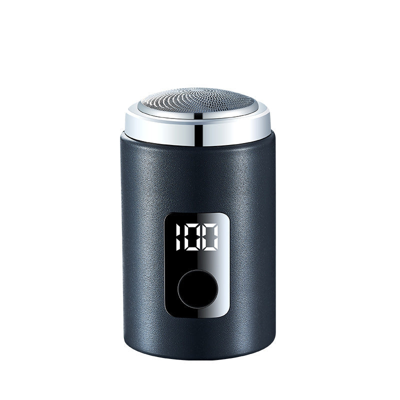 Mini Men’s Electric Shaver – Compact USB Rechargeable Razor with Power Display