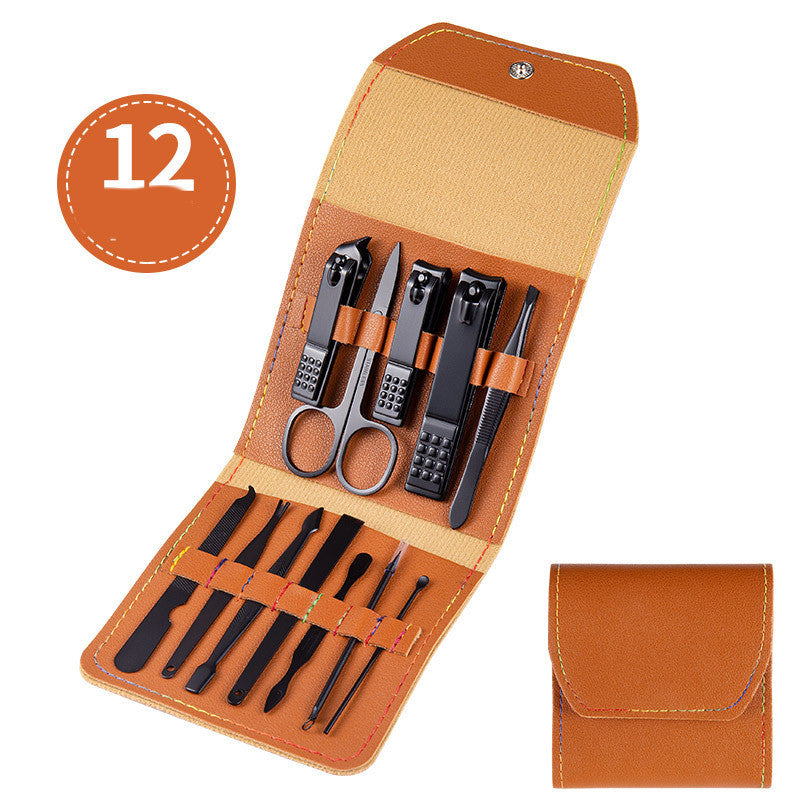 Professional Nail Clippers & Pedicure Set – Scissors, Dead Skin Pliers, Ear Spoon & Nail Groove Trimmers