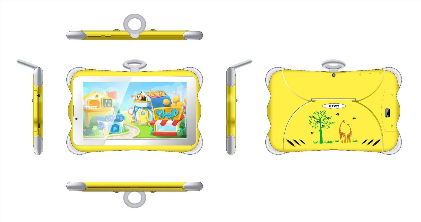 Nouvelle tablette d'apprentissage pour enfants de 7 pouces avec support et appels 3G
