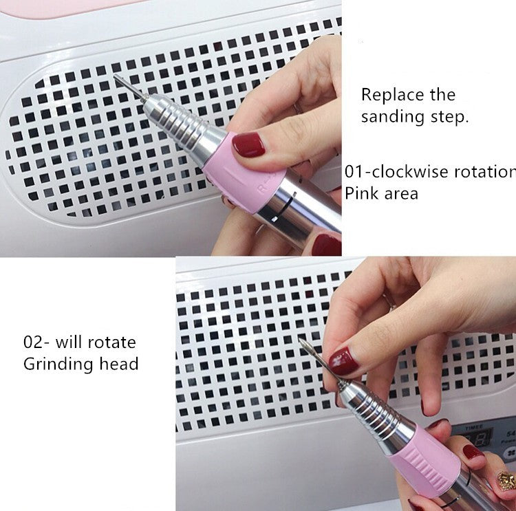 Multi-Function Nail Cleaner – Electric Nail Dust Remover & Manicure Cleaning Tool