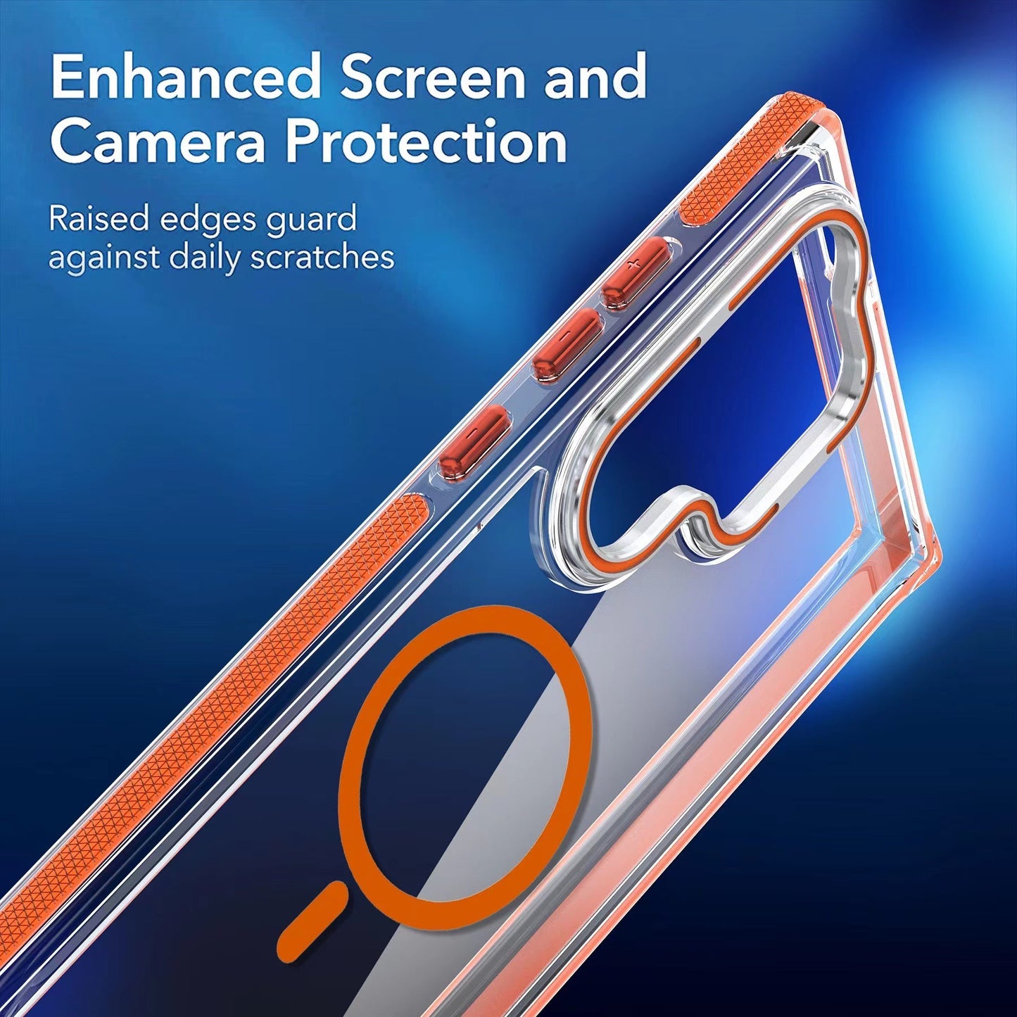 Two-Tone Magnetic Case for Samsung Galaxy S25 Ultra – Colorful Hardware Protective Cover