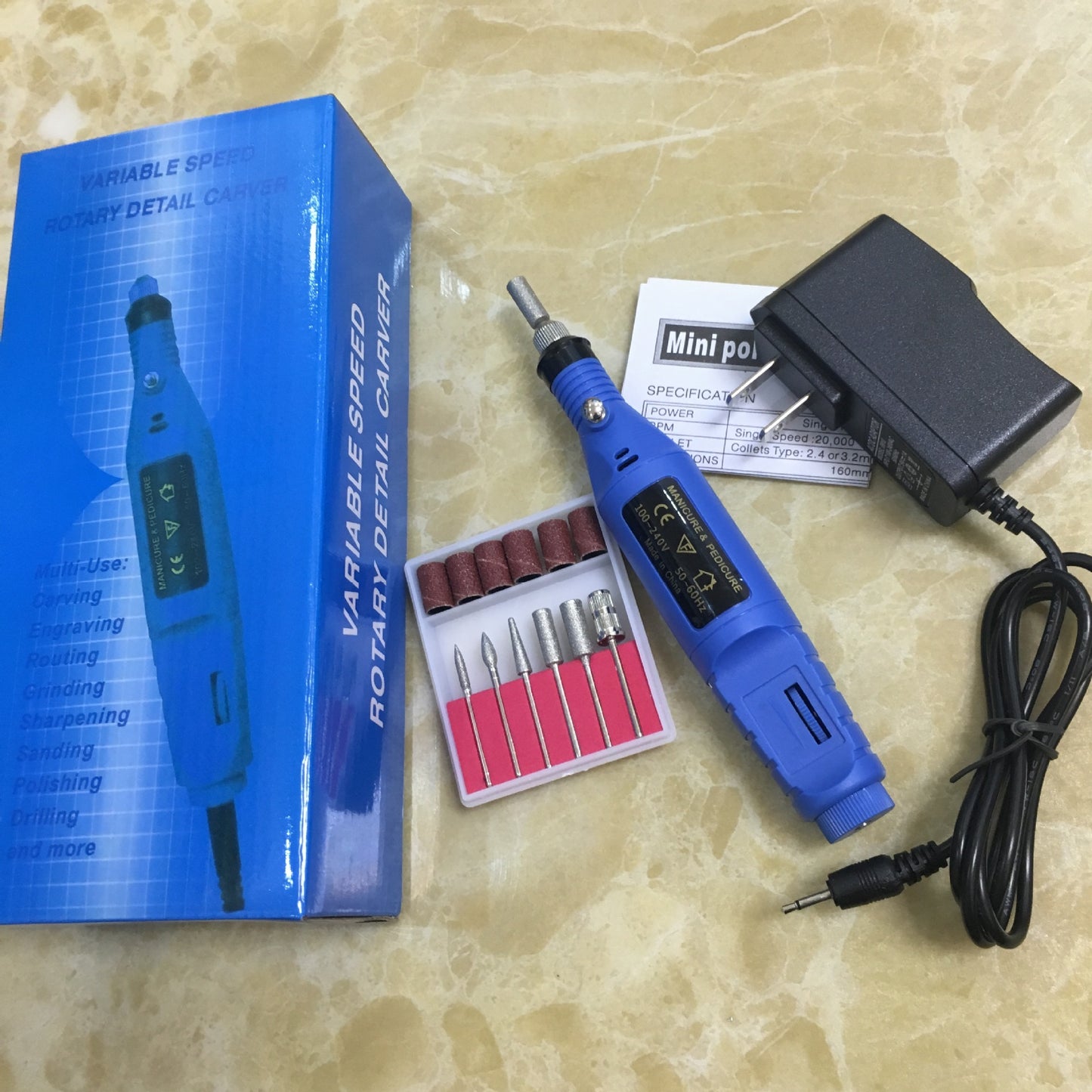 Electric Nail Drill Pen – Portable Nail Polish Machine & Manicure Tool for DIY & Salon