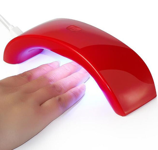 LED Nail Art Lamp – UV Gel Dryer & Curing Light with Mobile Phone Stand for DIY & Salon Use