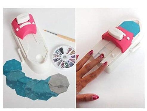 DIY Portable Nail Art Printer – Stamping Tool & Polish Decoration Machine Nail Stamper Set for Creative Nail Design