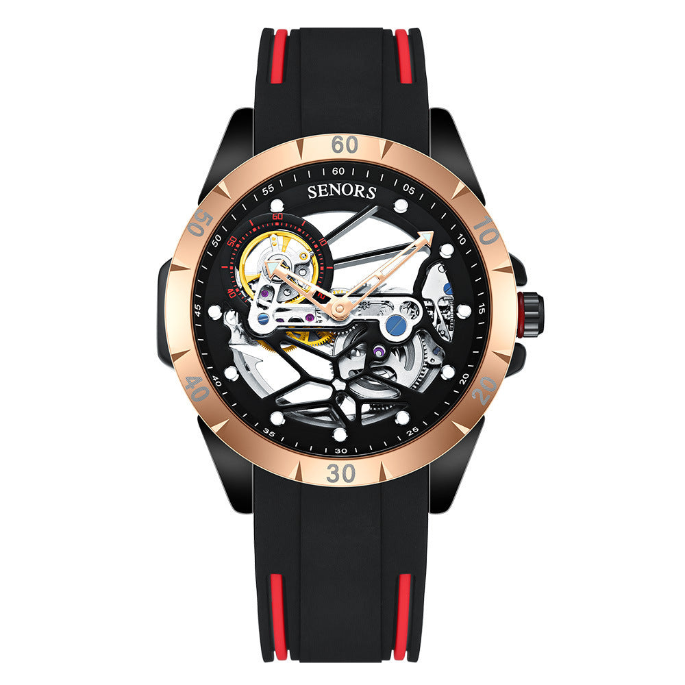 Full-Automatic Hollow Men’s Mechanical Watch – HZ Mobile