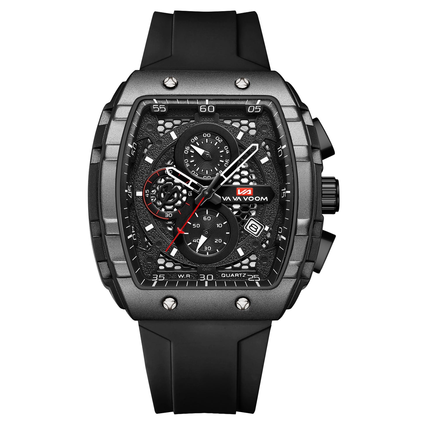 Multifunction Business Waterproof Calendar Wine Barrel Mechanical Watch – HZ Mobile