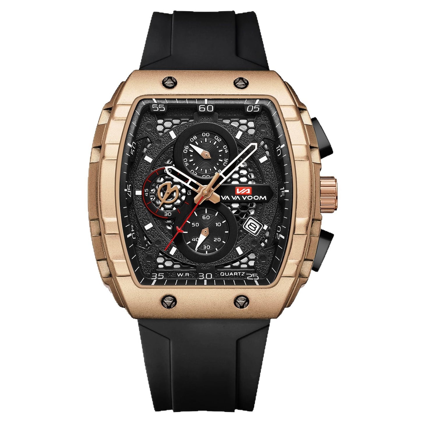 Multifunction Business Waterproof Calendar Wine Barrel Mechanical Watch – HZ Mobile