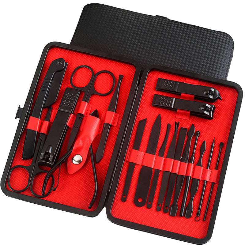 Professional Nail Clippers & Pedicure Set – Scissors, Dead Skin Pliers, Ear Spoon & Nail Groove Trimmers