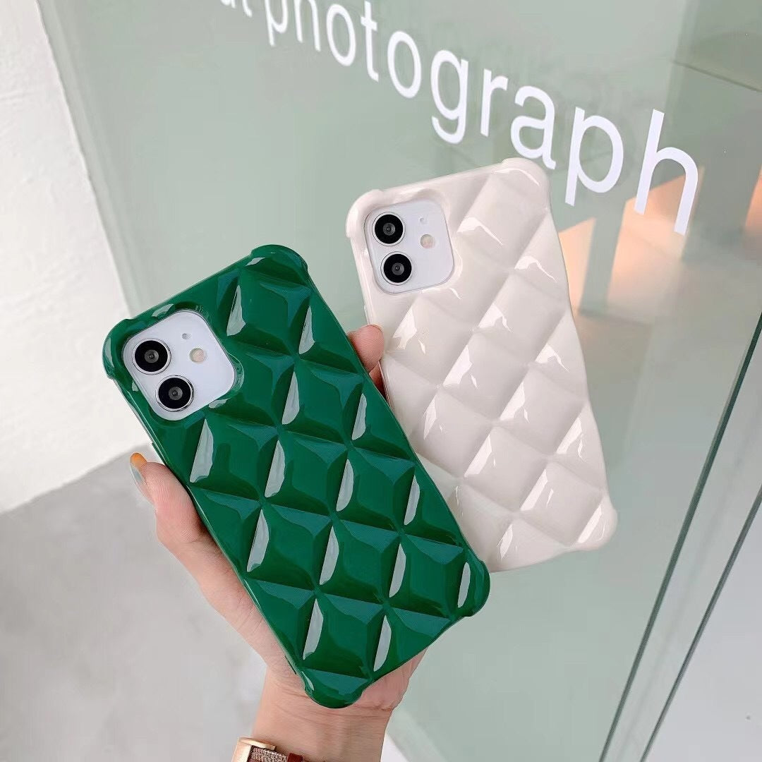 Creative Three-dimensional Rhombus Simple Mobile Phone Case