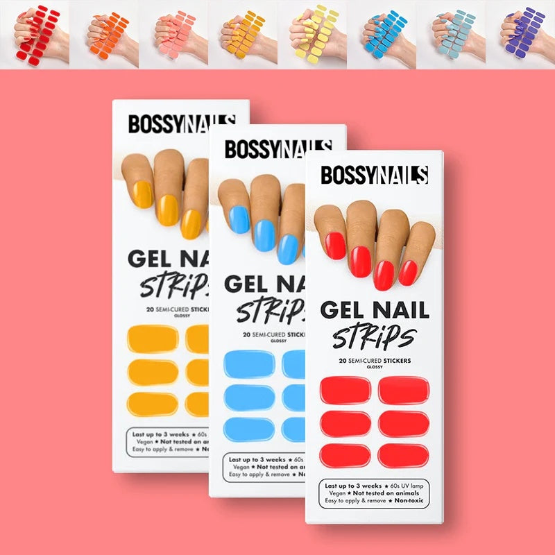Colorful Letter Nail Stickers – Full Sheet Nail Art Decals for DIY & Salon Manicure