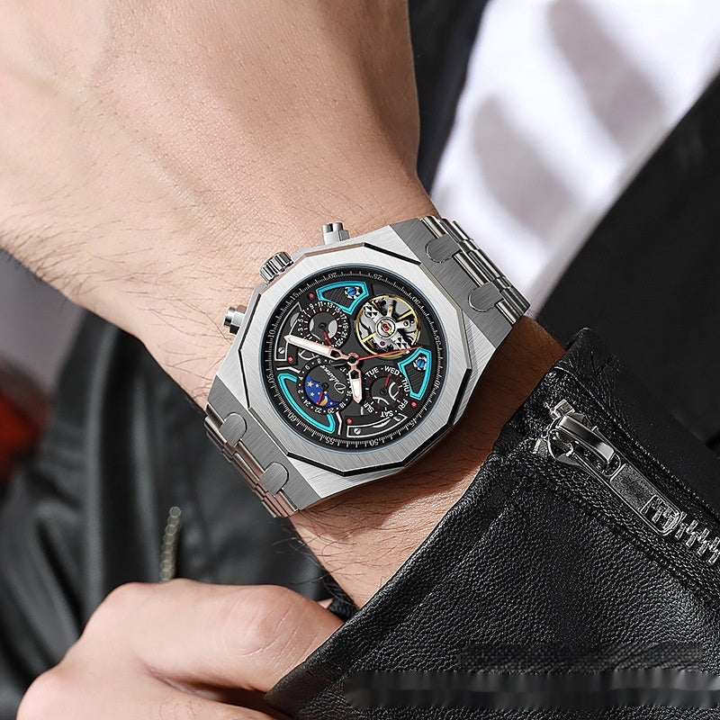 Fully Automatic Men’s Mechanical Royal Oak Sports Waterproof Watch – HZ Mobile