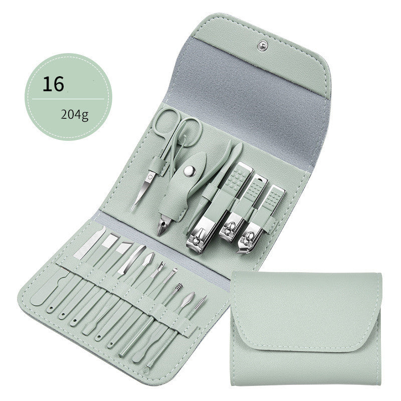 Professional Nail Clippers & Pedicure Set – Scissors, Dead Skin Pliers, Ear Spoon & Nail Groove Trimmers