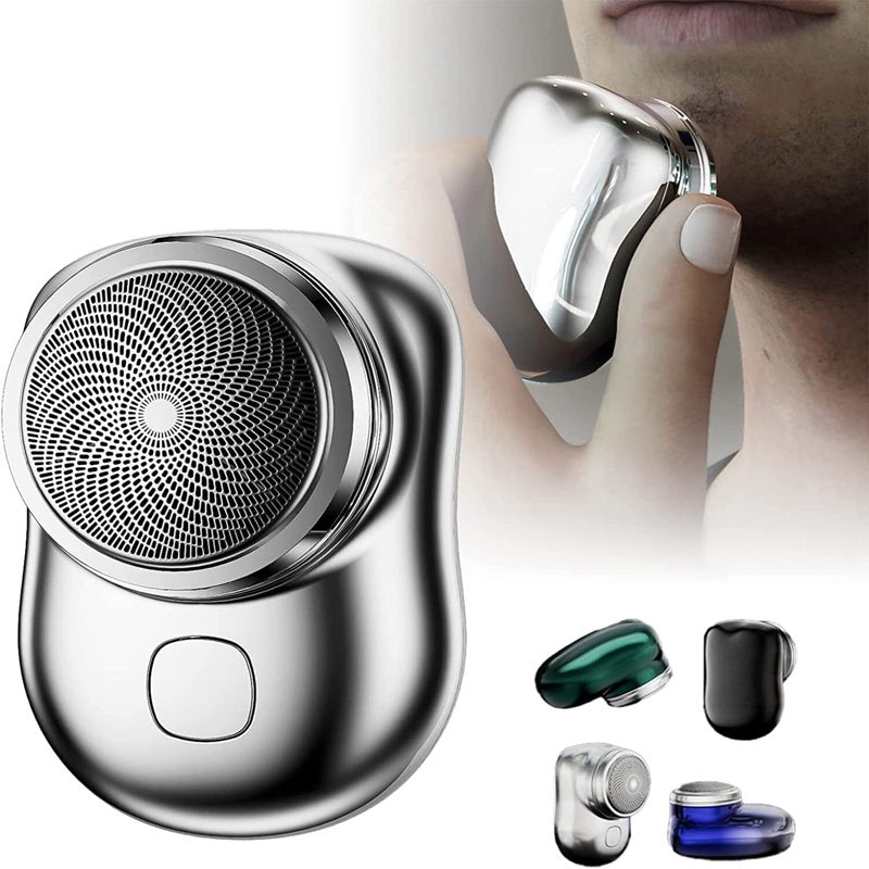 Mini Portable Electric Shaver for Men – Cordless USB Rechargeable, Wet & Dry, Painless