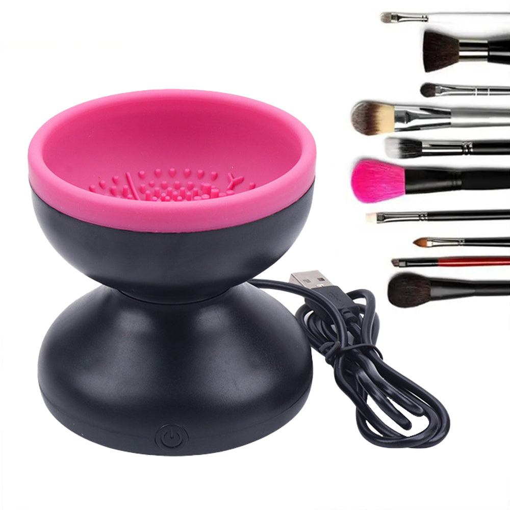 Electric Makeup Brush Cleaner – Portable Automatic USB Cleaning Machine for All Brush Sizes