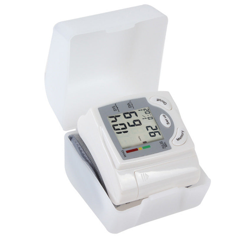 Wrist Blood Pressure Monitor – Fully Automatic Electronic BP Measuring Device for Home & Elderly Use