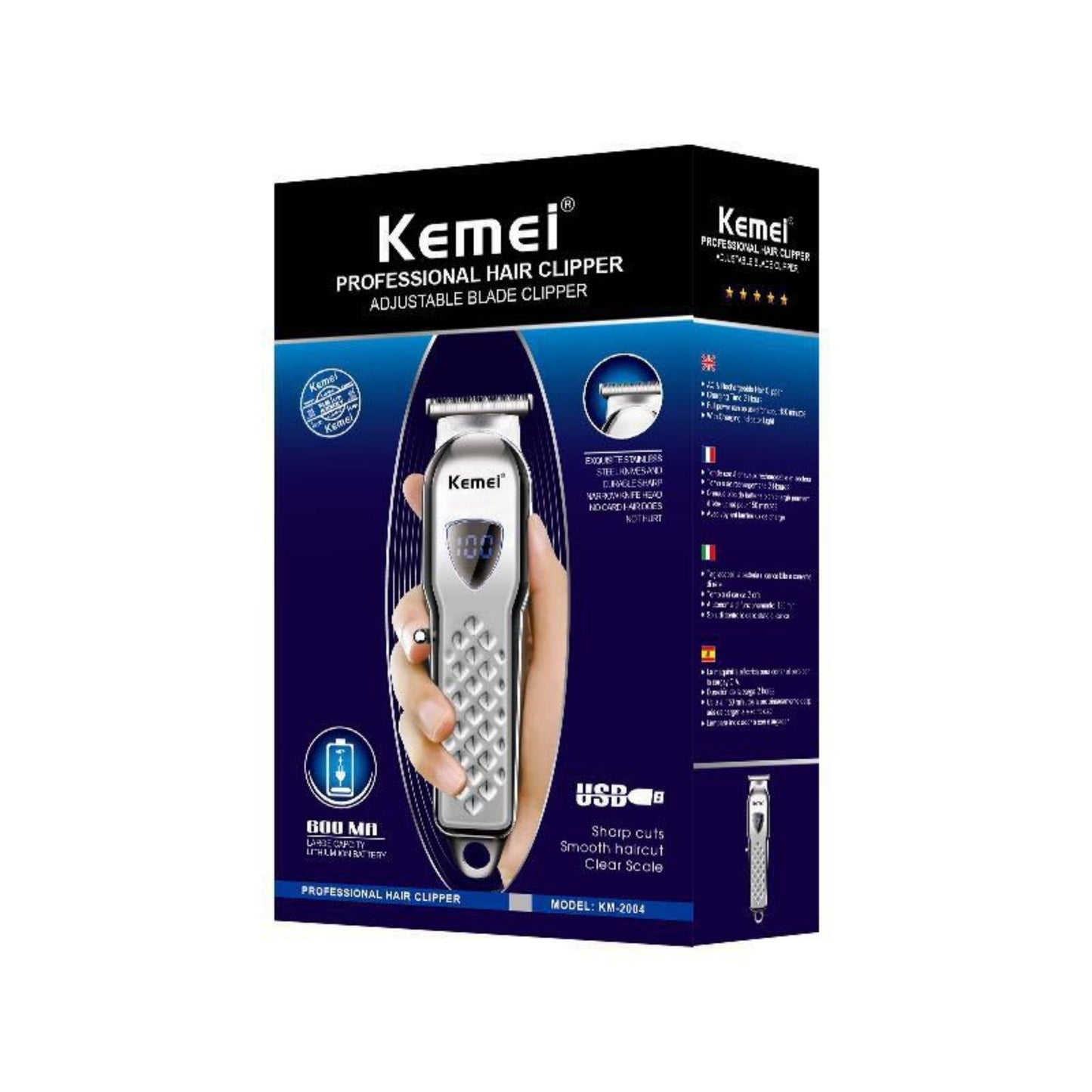 Professional Gradient Hair Clipper – Self Haircut Electric Trimmer for Fades & Styling