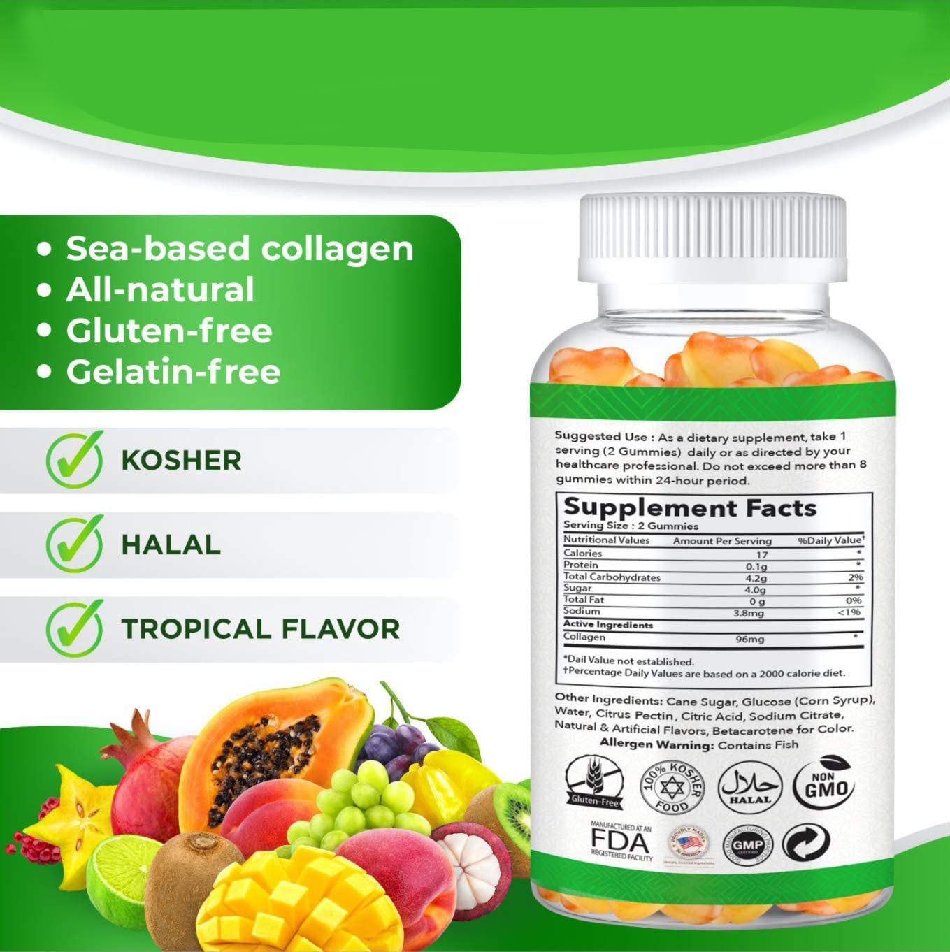 Collagen Soft Sweets – Beauty Gummies for Skin Hydration, Elasticity & Anti-Aging