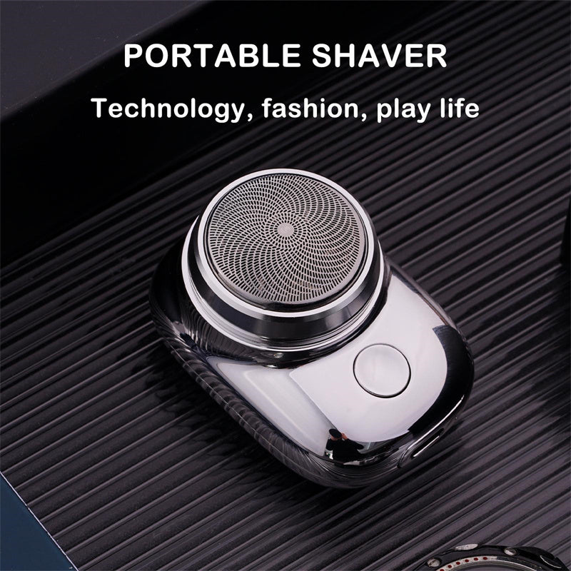 Mini Portable Electric Shaver for Men – Cordless USB Rechargeable, Wet & Dry, Painless