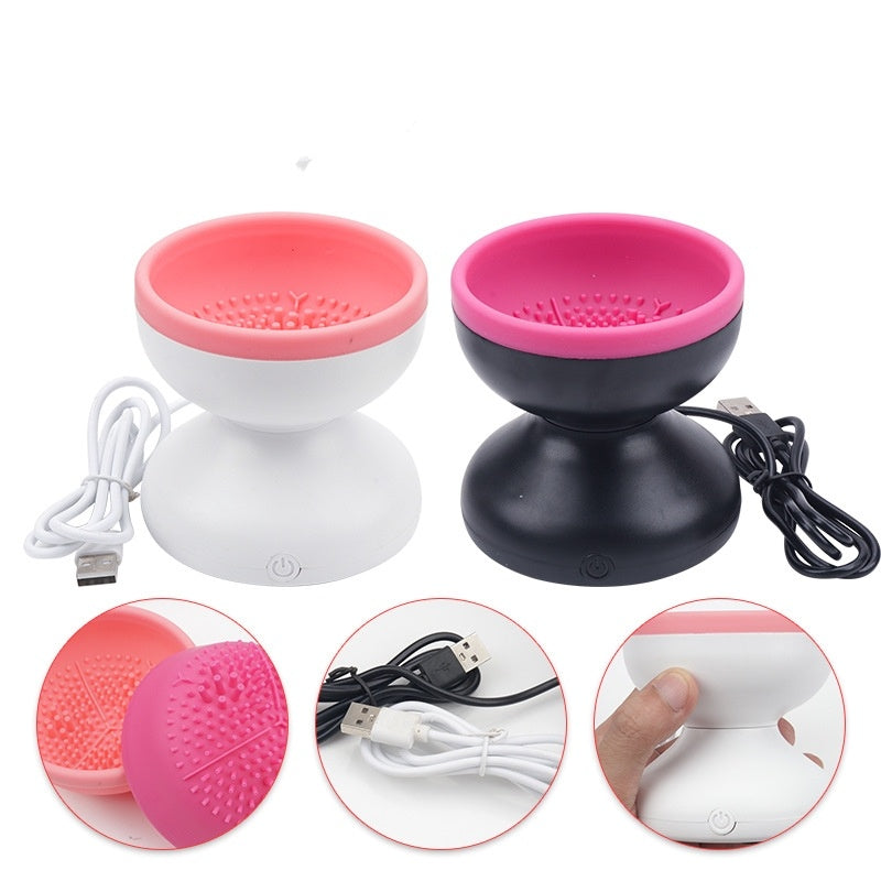 Electric Makeup Brush Cleaner – Portable Automatic USB Cleaning Machine for All Brush Sizes