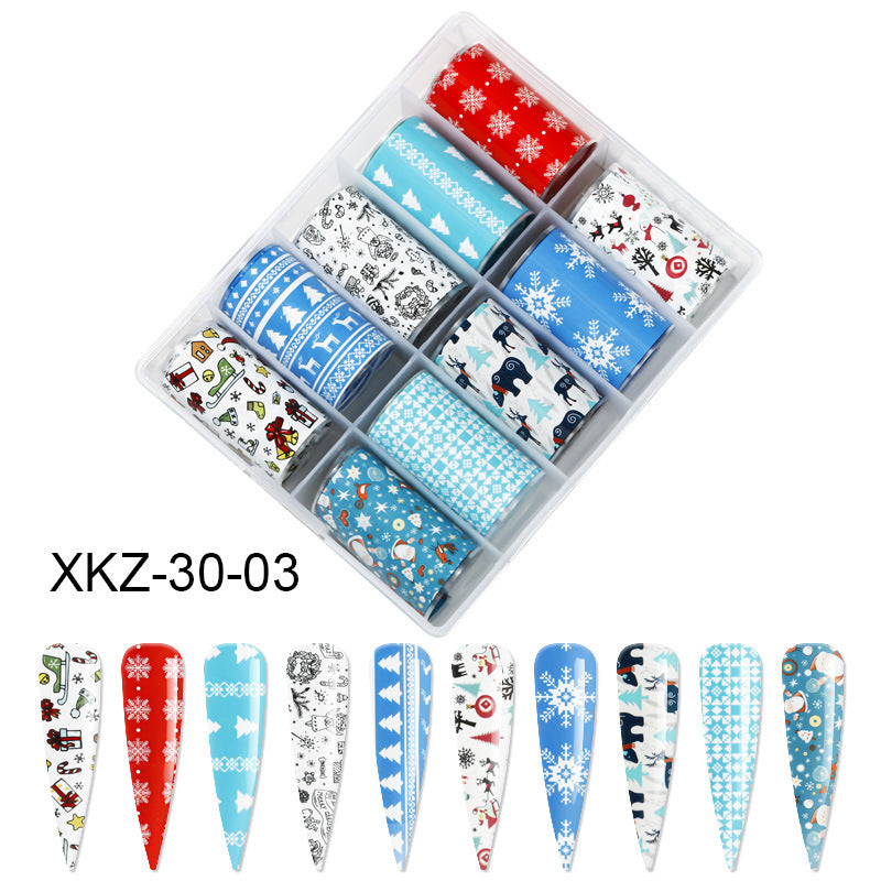 Butterfly & Star Nail Transfer Paper – Laser Foil Stickers for DIY European & American Nail Art