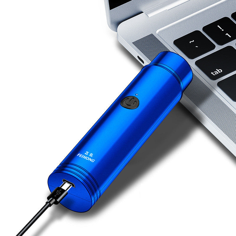 Mini Electric Shaver – Portable USB Rechargeable Travel Shaver for Men