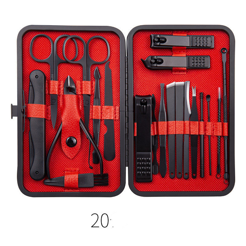 Professional Nail Clippers & Pedicure Set – Scissors, Dead Skin Pliers, Ear Spoon & Nail Groove Trimmers