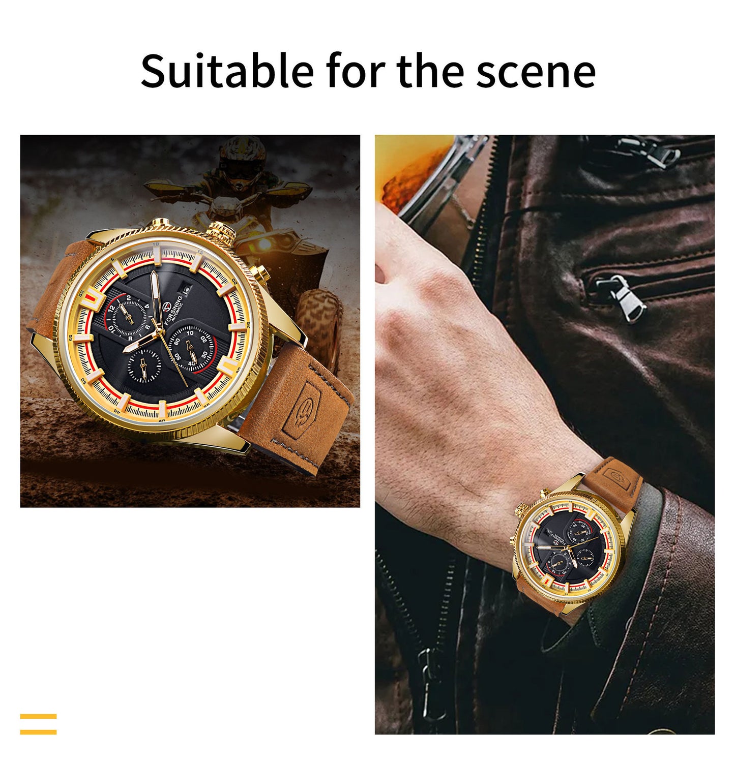 30M Waterproof Men’s Week Calendar Automatic Mechanical Watch – HZ Mobile