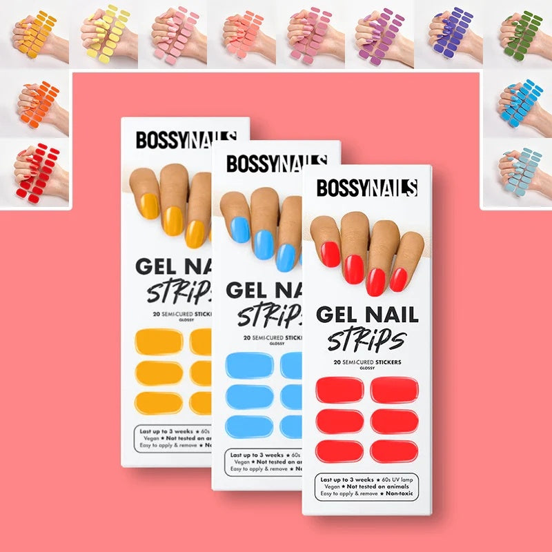 Colorful Letter Nail Stickers – Full Sheet Nail Art Decals for DIY & Salon Manicure