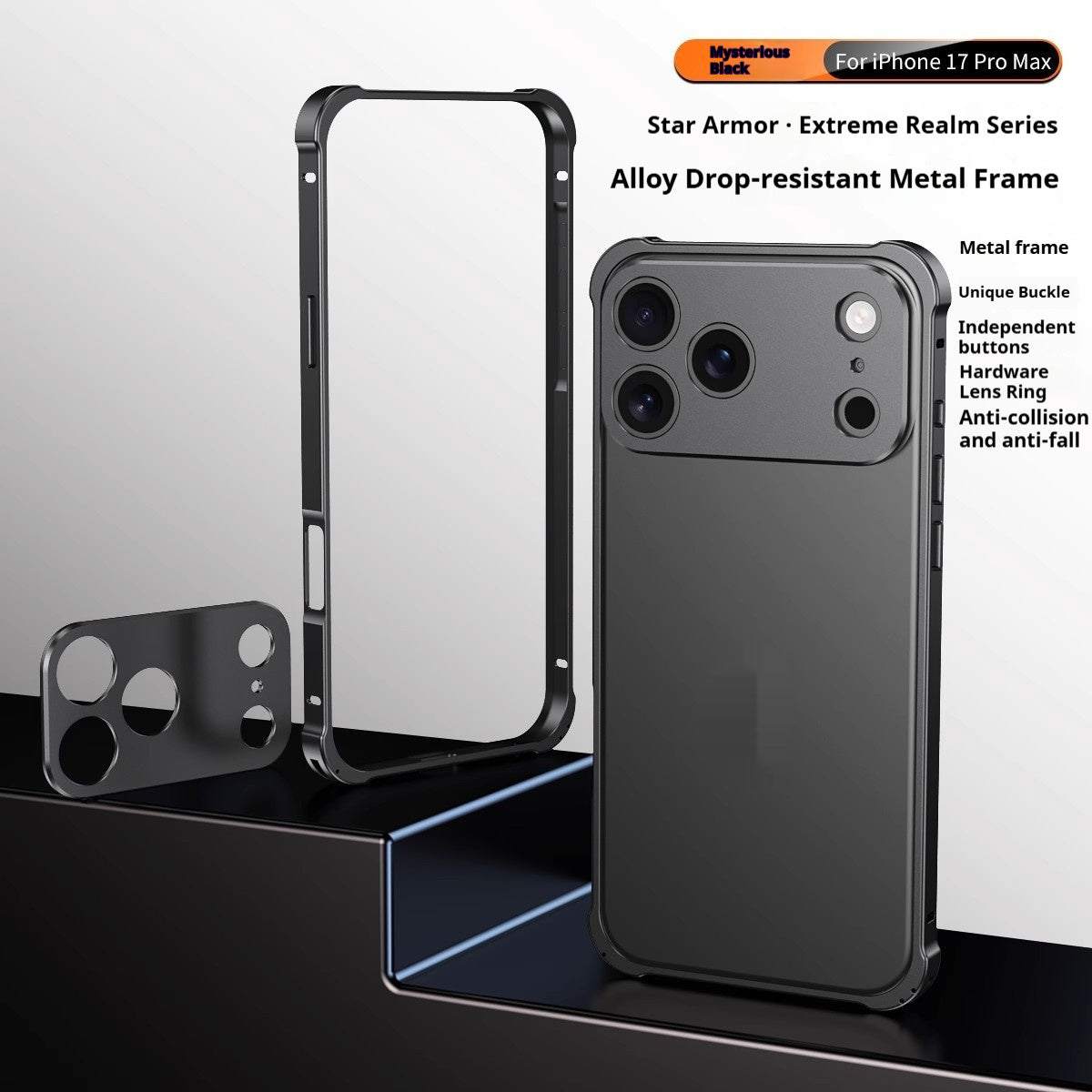 Apple iPhone 17 Pro Max Air Case – Clear, Shockproof & Slim Fit