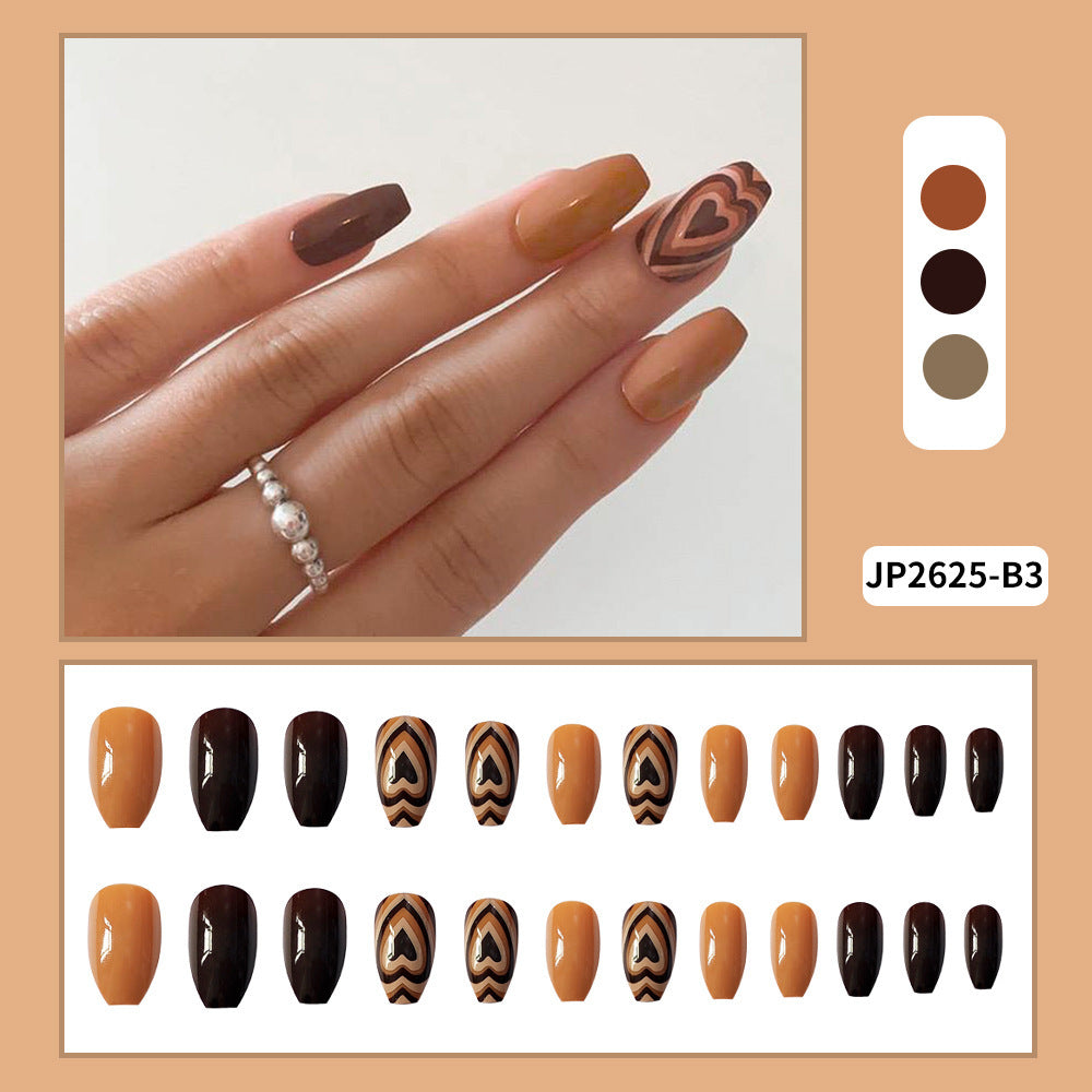 Women’s Fashion Removable Fake Nails – Stylish Ready-to-Wear Press-On Tips for DIY & Salon Manicure