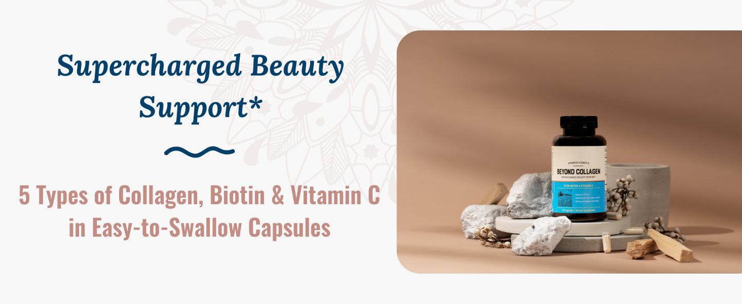 Collagen Capsules – Skin, Hair & Nail Support for Firmness, Hydration & Anti-Aging