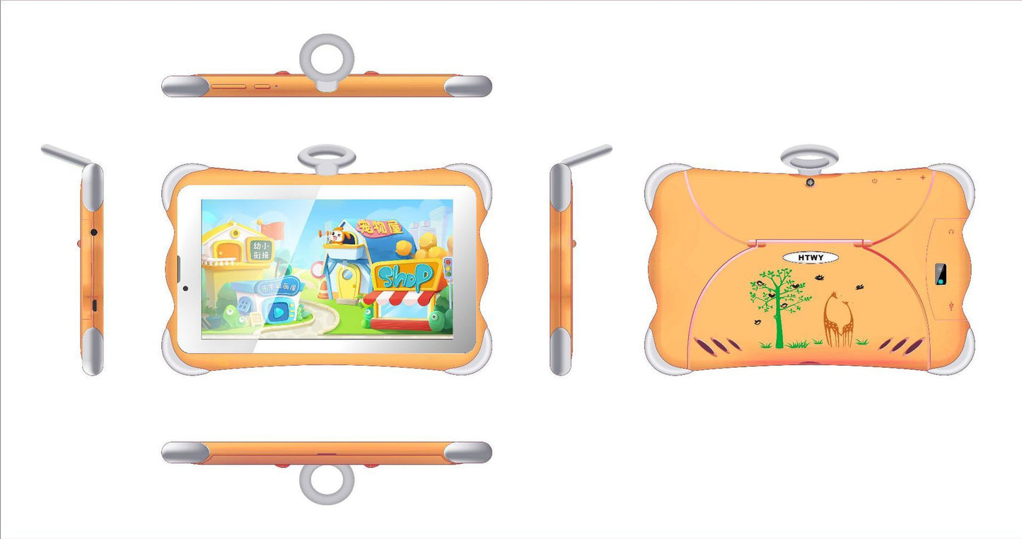 Nouvelle tablette d'apprentissage pour enfants de 7 pouces avec support et appels 3G