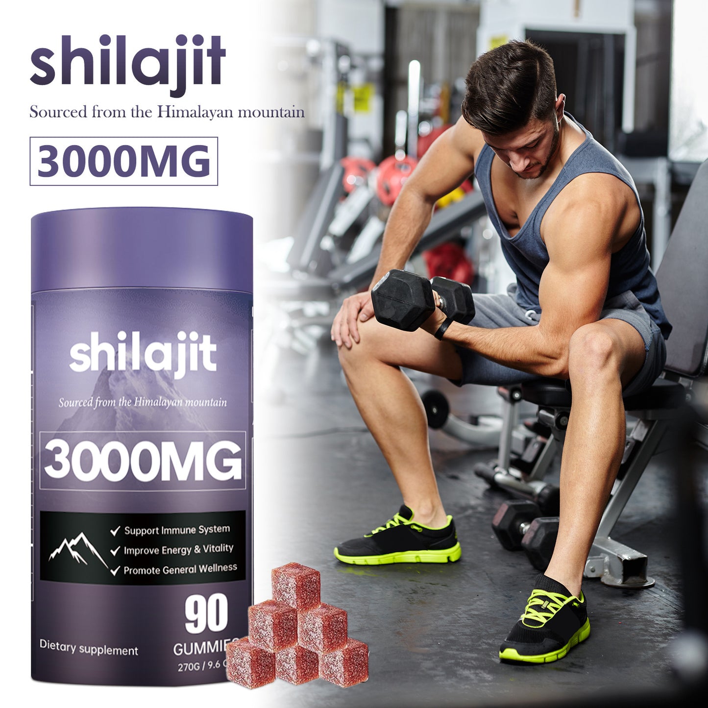 Energy Boost Soft Candy – Immune Support Gummies to Improve Resistance & Vitality