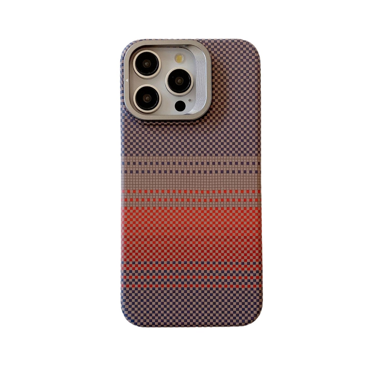 Magnetic iPhone Case with Metal Lens Holder – Protective Shockproof Phone Cover