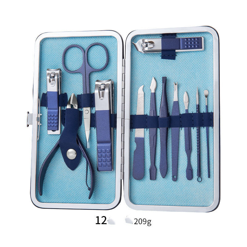 Professional Nail Clippers & Pedicure Set – Scissors, Dead Skin Pliers, Ear Spoon & Nail Groove Trimmers