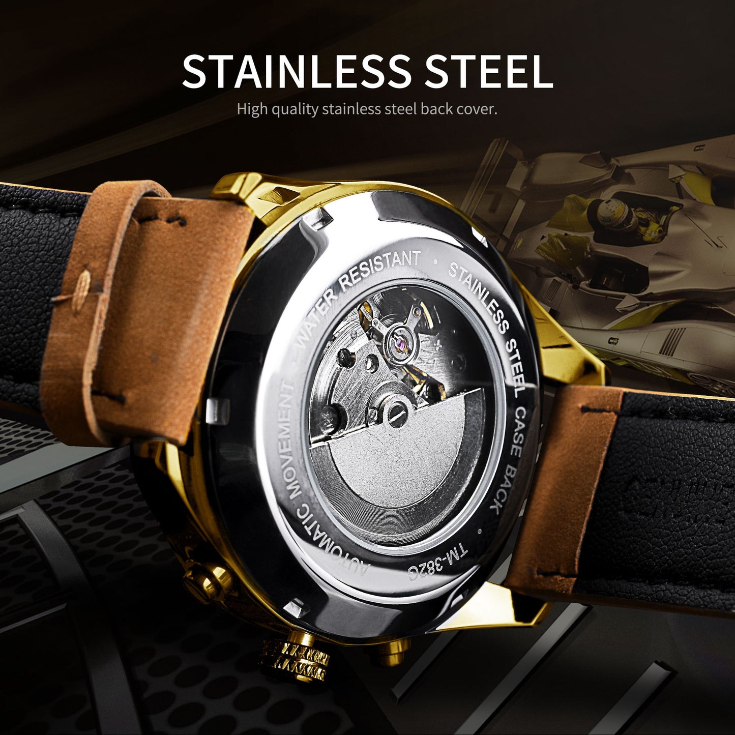 30M Waterproof Men’s Week Calendar Automatic Mechanical Watch – HZ Mobile